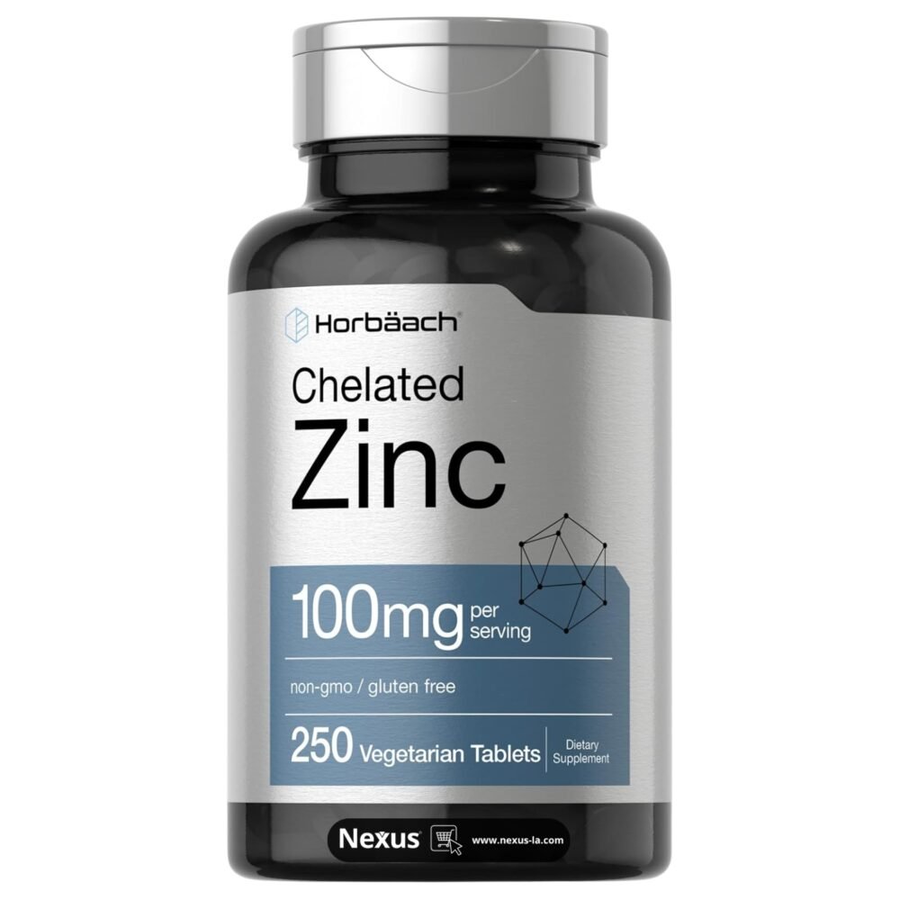 Zinc Quelatado 100mg 250 Capsulas